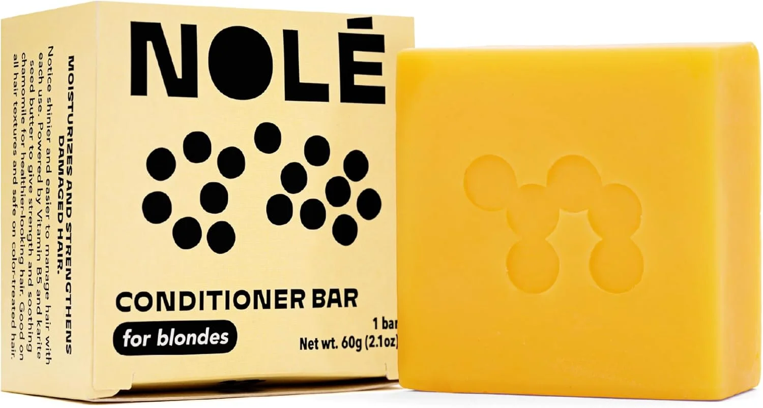 نرم کننده مو نول با عصاره بابونه برای موهای بلوند، مرطوب کننده و تقویت کننده موهای آسیب دیده | بسته بندی پایدار و 100% بدون پلاستیک، سازگار با محیط زیست | 60 گرم