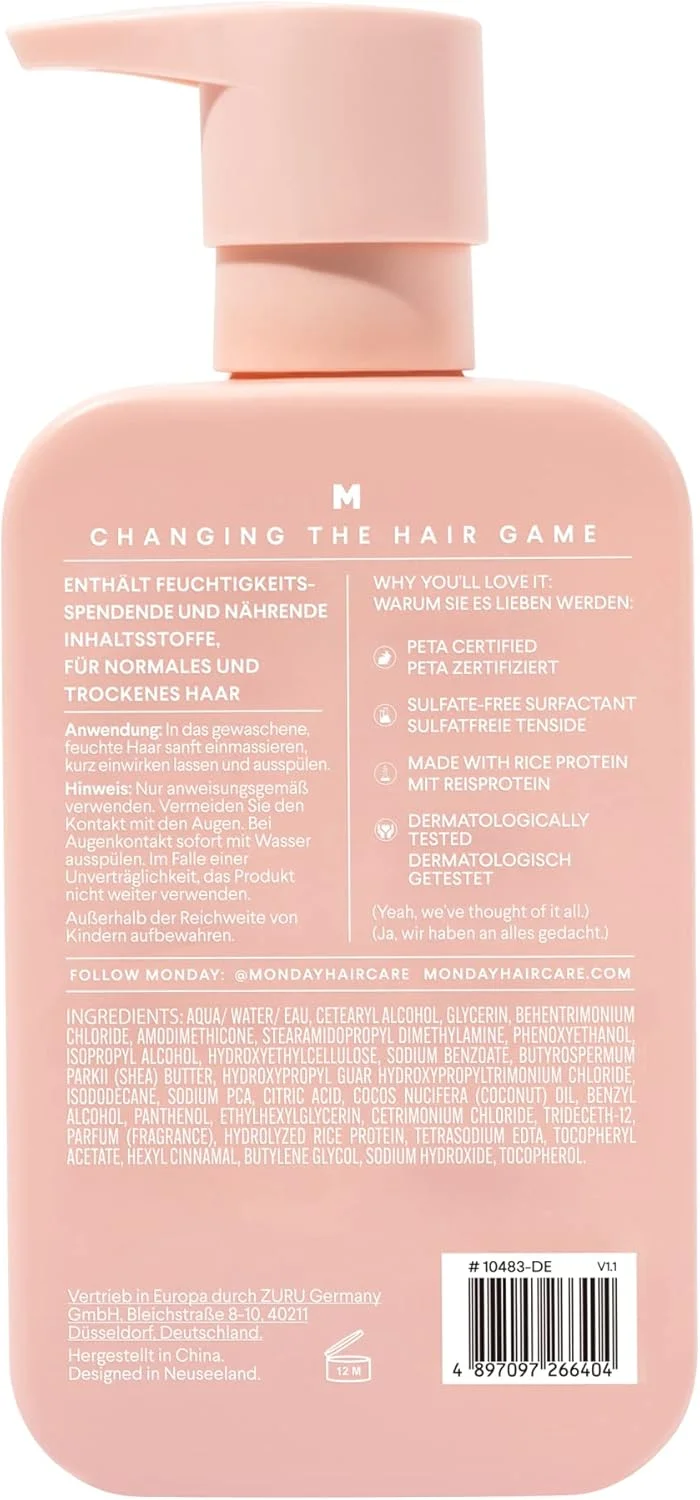 نرم کننده مو ماندی هیرکر رطوبت رسان 350 میلی لیتر نرم کننده مو ماندی هیرکر رطوبت رسان 350 میلی لیتر