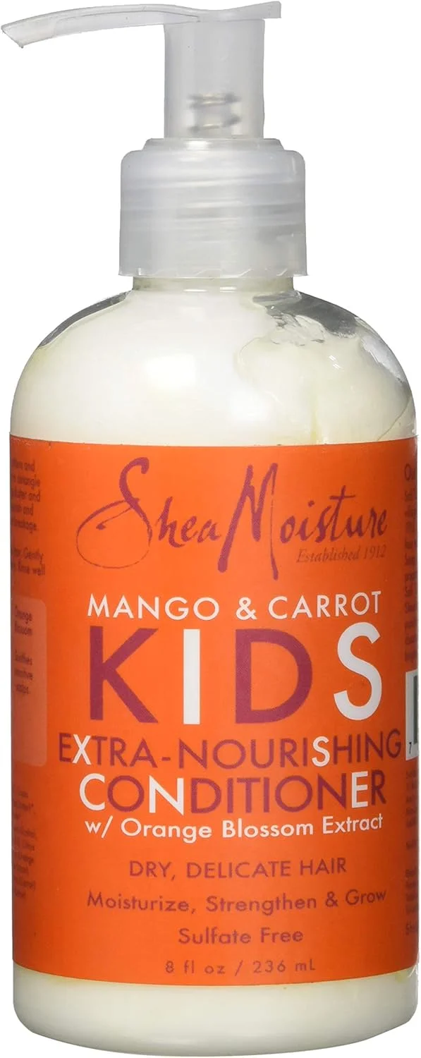 نرم کننده فوق مغذی مو کودک Shea Moisture، انبه و هویج 236 میلی لیتر نرم کننده فوق مغذی مو کودک Shea Moisture، انبه و هویج 236 میلی لیتر