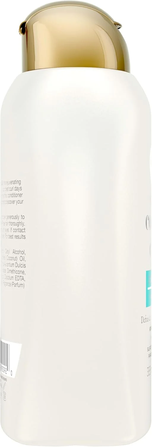 نرم کننده مو فر نارگیل OGX، نرم کننده مغذی موهای فر با روغن نارگیل، روغن مرکبات و عسل، بدون پارابن و سولفات، 384 میلی لیتر نرم کننده مو فر نارگیل OGX، نرم کننده مغذی موهای فر با روغن نارگیل، روغن مرکبات و عسل، بدون پارابن و سولفات، 384 میلی لیتر