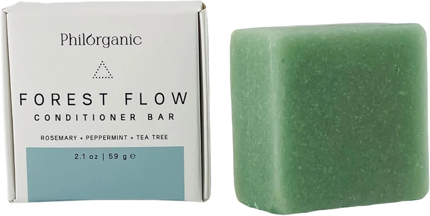 نرم کننده موی سر جامد فیل ارگانیک برای موهای معمولی تا چرب حاوی رزماری، نعناع فلفلی و درخت چای، ساخت آمریکا، مواد طبیعی و ارگانیک، متعادل کننده PH، فاقد پارابن، غیر GMO