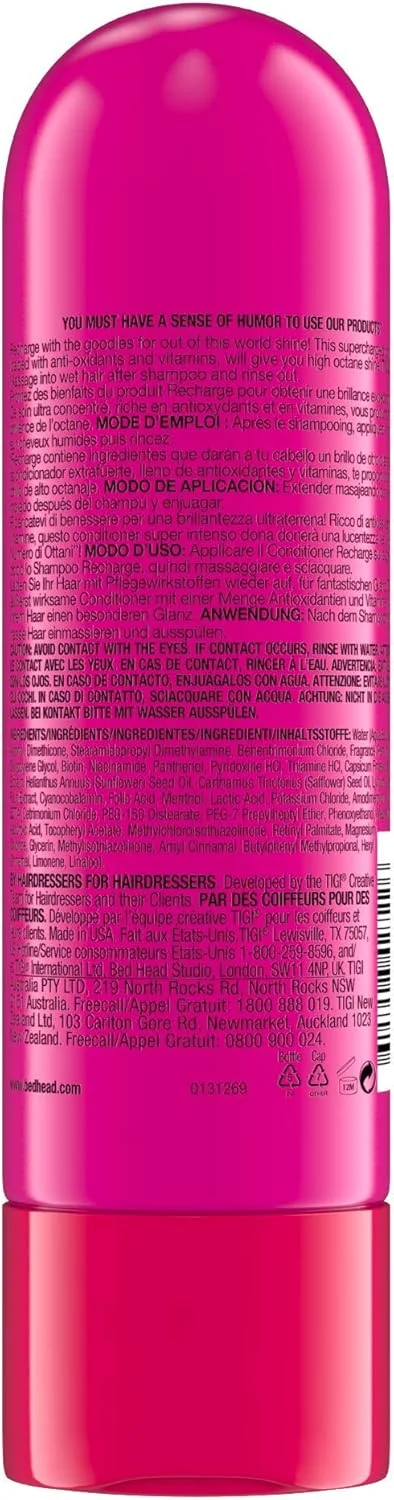 نرم کننده مو براق کننده قوی BED HEAD by TIGI Recharge، 200 میلی لیتر نرم کننده مو براق کننده قوی BED HEAD by TIGI Recharge، 200 میلی لیتر