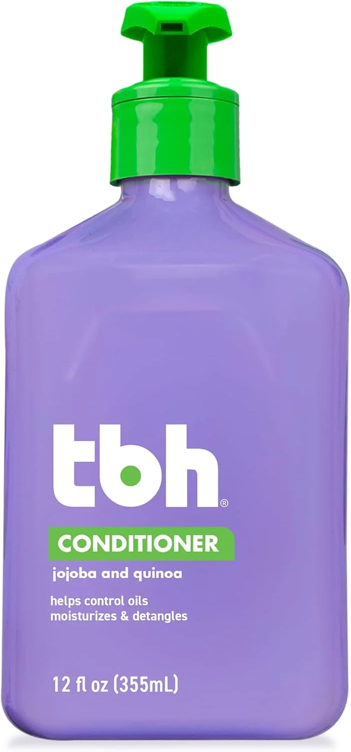 نرم کننده مو کودک TBH - فرمول سبک و باز کننده گره مو - بدون سولفات و پارابن - 355 میلی لیتر