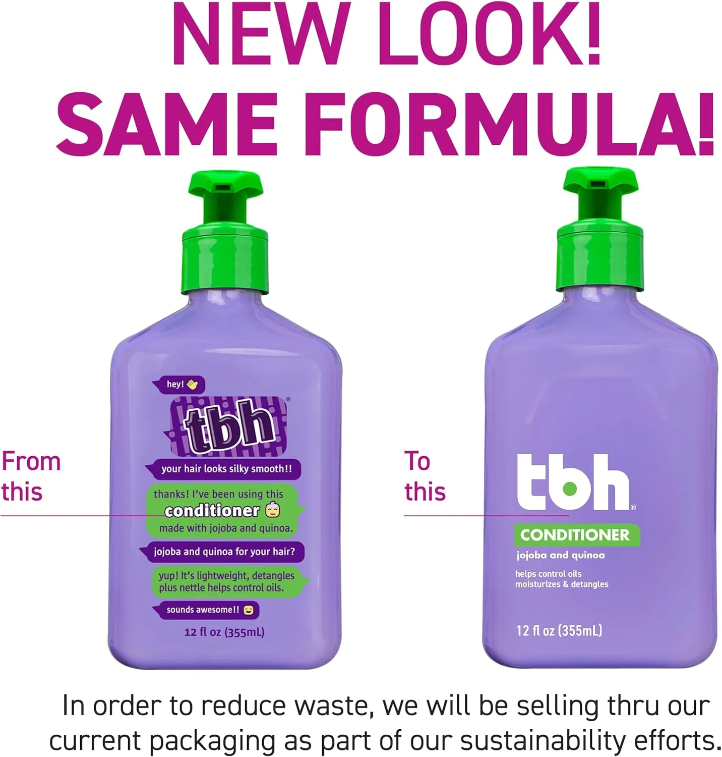 نرم کننده مو کودک TBH - فرمول سبک و باز کننده گره مو - بدون سولفات و پارابن - 355 میلی لیتر