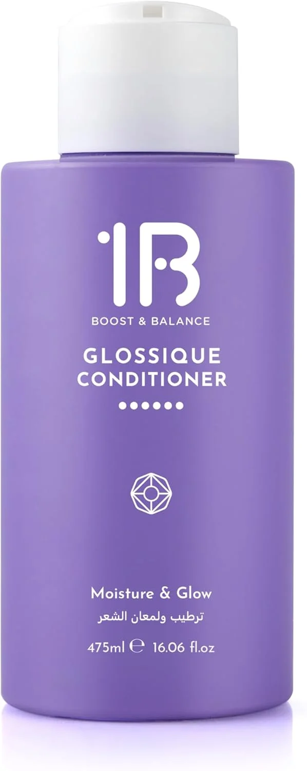 نرم کننده مو 1B Glossique Moisture & Glow حجم 475 میلی لیتر - حاوی عصاره میوه گل ساعتی و اریتریتول | فرمول آبرسان و صاف کننده برای موهای خشک، کدر و رنگ شده | نرمی و درخشش ماندگار نرم کننده مو 1B Glossique Moisture & Glow حجم 475 میلی لیتر - حاوی عصاره میوه گل ساعتی و اریتریتول | فرمول آبرسان و صاف کننده برای موهای خشک، کدر و رنگ شده | نرمی و درخشش ماندگار