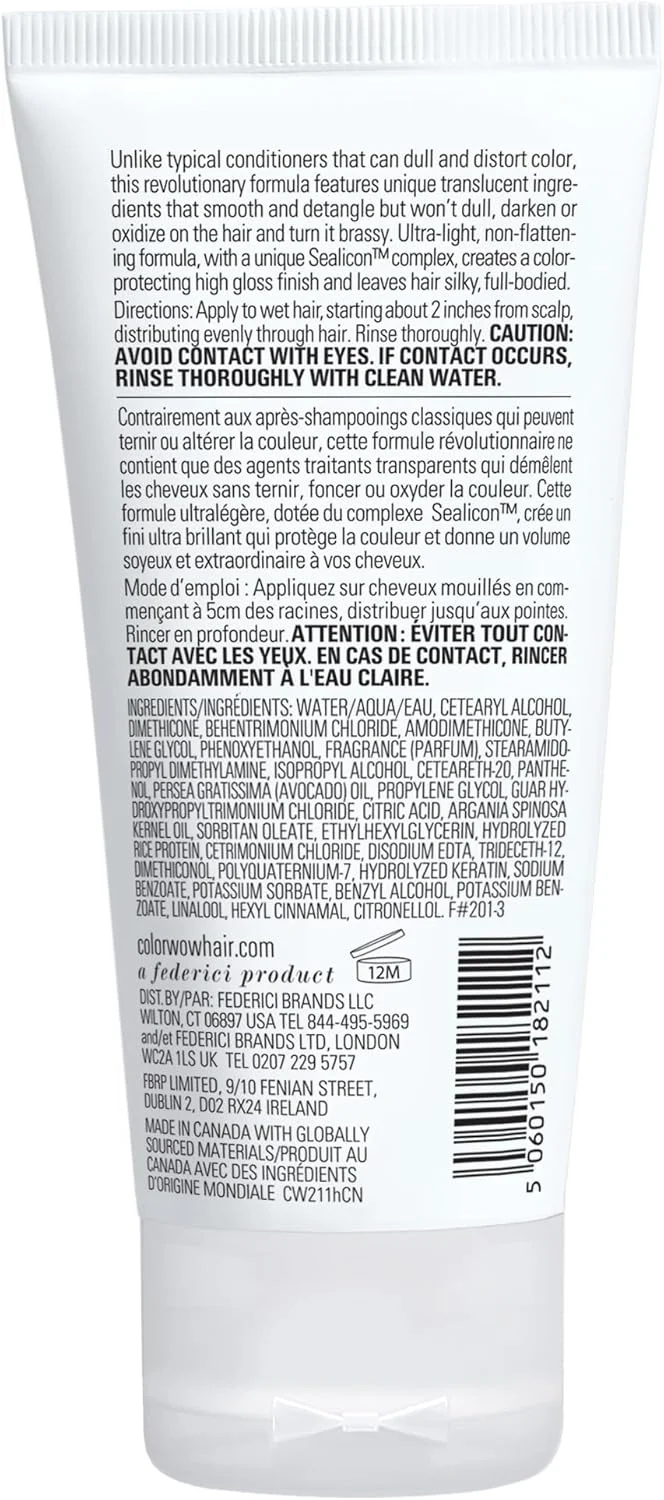 نرم کننده موهای نازک تا معمولی کالر واو کالر سکیوریتی - آبرسانی سبک برای موهای نازک، کم پشت و شکننده؛ باز کننده گره، تغذیه کننده + درخشان کننده با روغن آرگان؛ محافظ رنگ مو؛ محافظت در برابر حرارت نرم کننده موهای نازک تا معمولی کالر واو کالر سکیوریتی - آبرسانی سبک برای موهای نازک، کم پشت و شکننده؛ باز کننده گره، تغذیه کننده + درخشان کننده با روغن آرگان؛ محافظ رنگ مو؛ محافظت در برابر حرارت