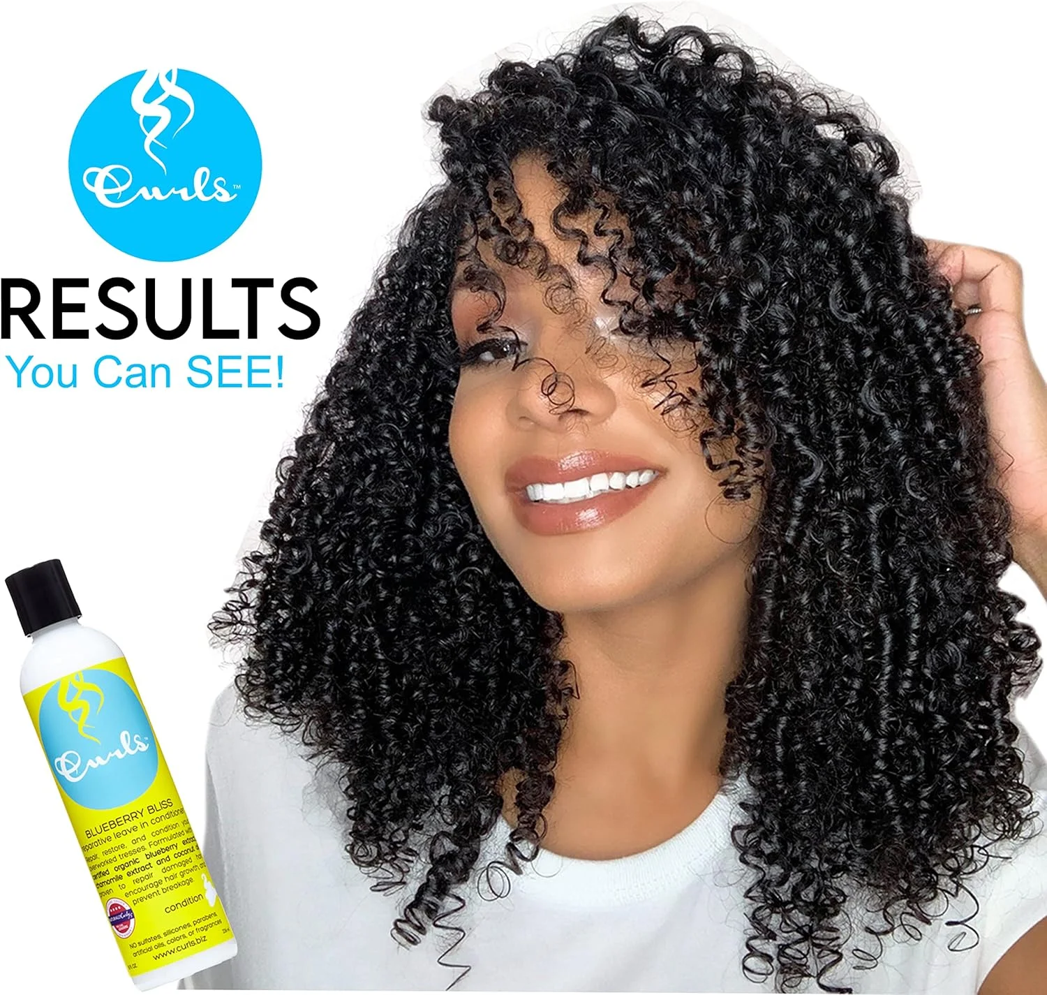 نرم کننده موی بعد از حمام ترمیم کننده بلوبری بلیس Curls، ۲۲۶ گرم نرم کننده موی بعد از حمام ترمیم کننده بلوبری بلیس Curls، ۲۲۶ گرم