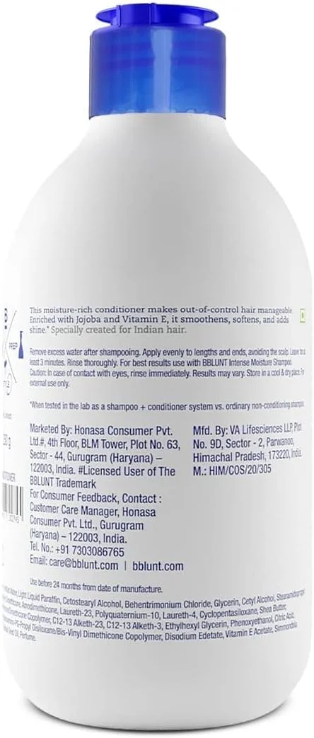 نرم کننده موهای خشک و وز بی بلانت مدل Intense Moisture | حاوی روغن جوجوبا و ویتامین E | تغذیه عمیق، نرمی و درخشندگی | فرمول محافظت از رنگ مو | مناسب خانم ها و آقایان | با نتیجه ای مشابه سالن | 250 گرم نرم کننده موهای خشک و وز بی بلانت مدل Intense Moisture | حاوی روغن جوجوبا و ویتامین E | تغذیه عمیق، نرمی و درخشندگی | فرمول محافظت از رنگ مو | مناسب خانم ها و آقایان | با نتیجه ای مشابه سالن | 250 گرم