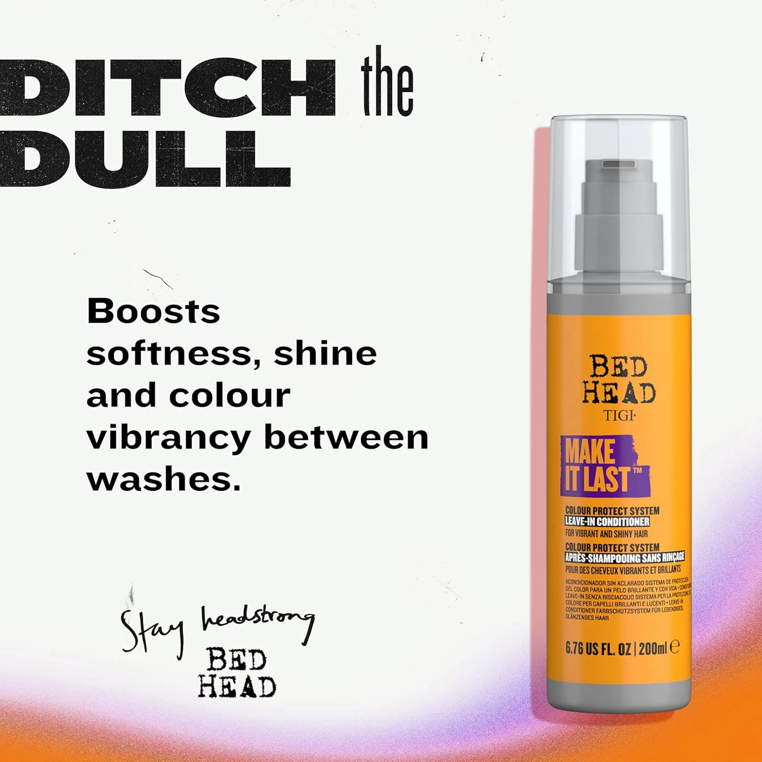 نرم کننده مو بدون آبکشی محافظ رنگ مو Bed Head by TIGI - Make It Last - 200ml نرم کننده مو بدون آبکشی محافظ رنگ مو Bed Head by TIGI - Make It Last - 200ml