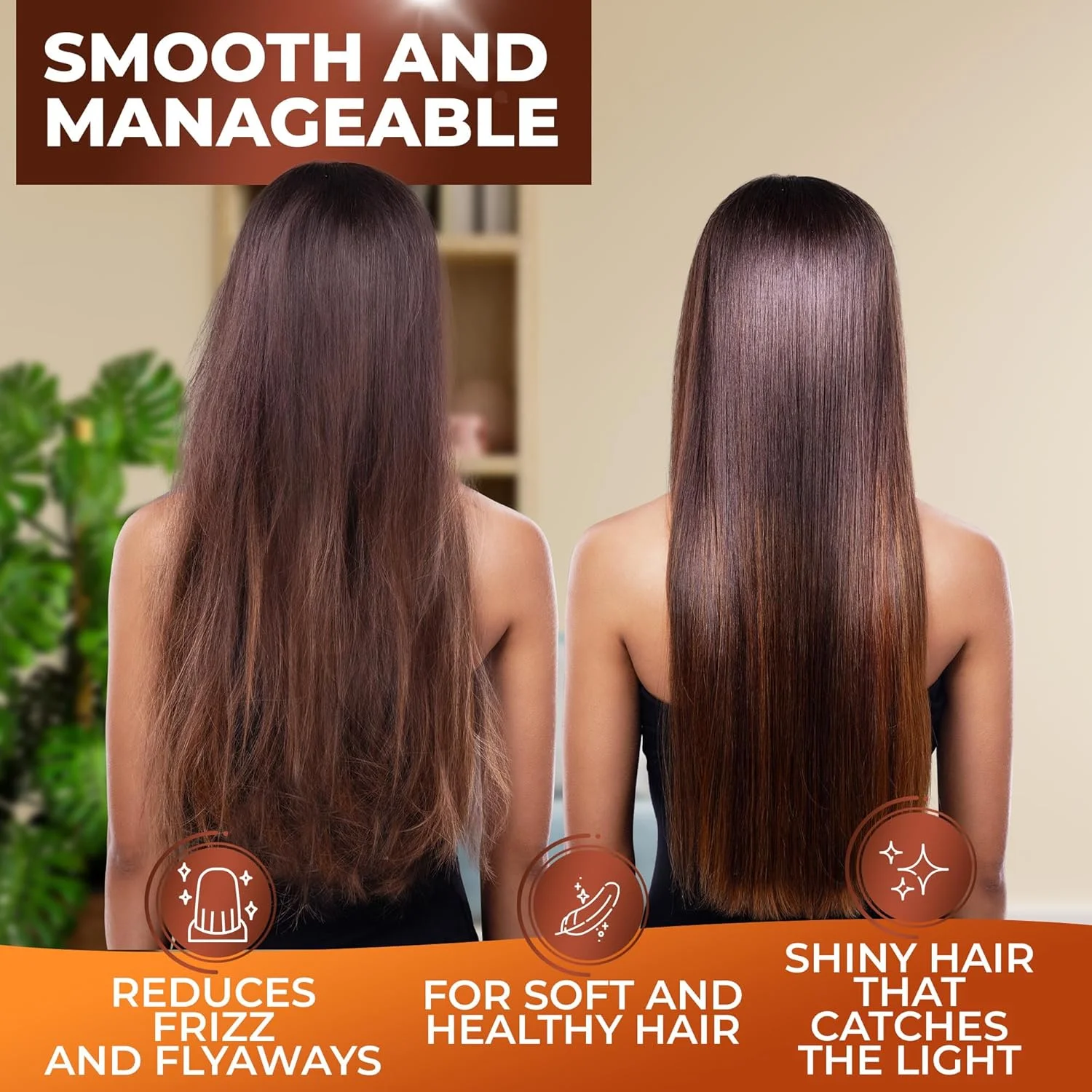 نرم کننده مو روغن آرگان مراکشی بدون سولفات BINGO HAIR CARE - بهترین برای موهای آسیب دیده، خشک، مجعد یا وز - ضخیم کننده برای موهای نازک/کم پشت، ایمن برای موهای رنگ شده، کراتینه شده، لاین حرفه ای