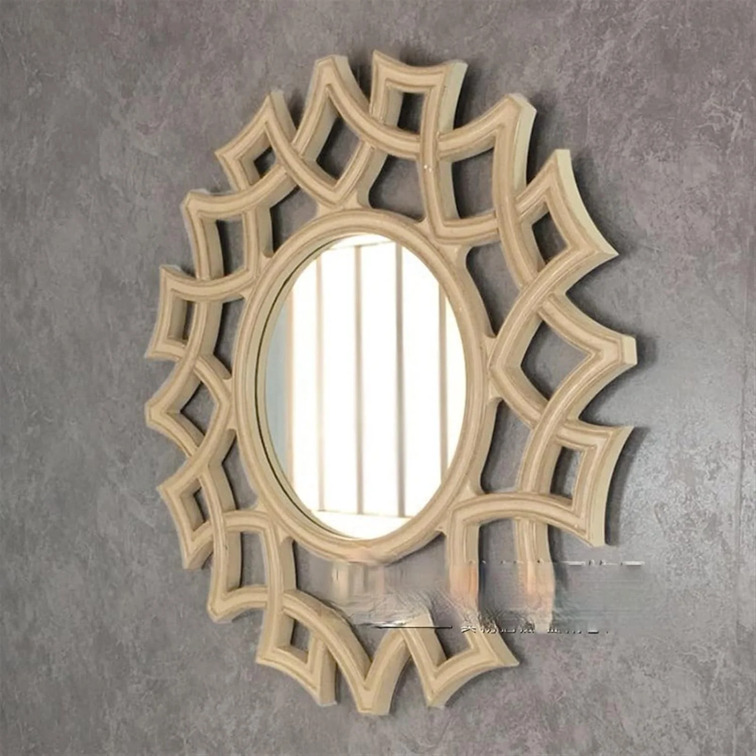 آینه ZKSKOX برای حمام، آینه تزئینی، آینه راهرو، آینه دیواری پس زمینه مبل، آینه روشویی حمام