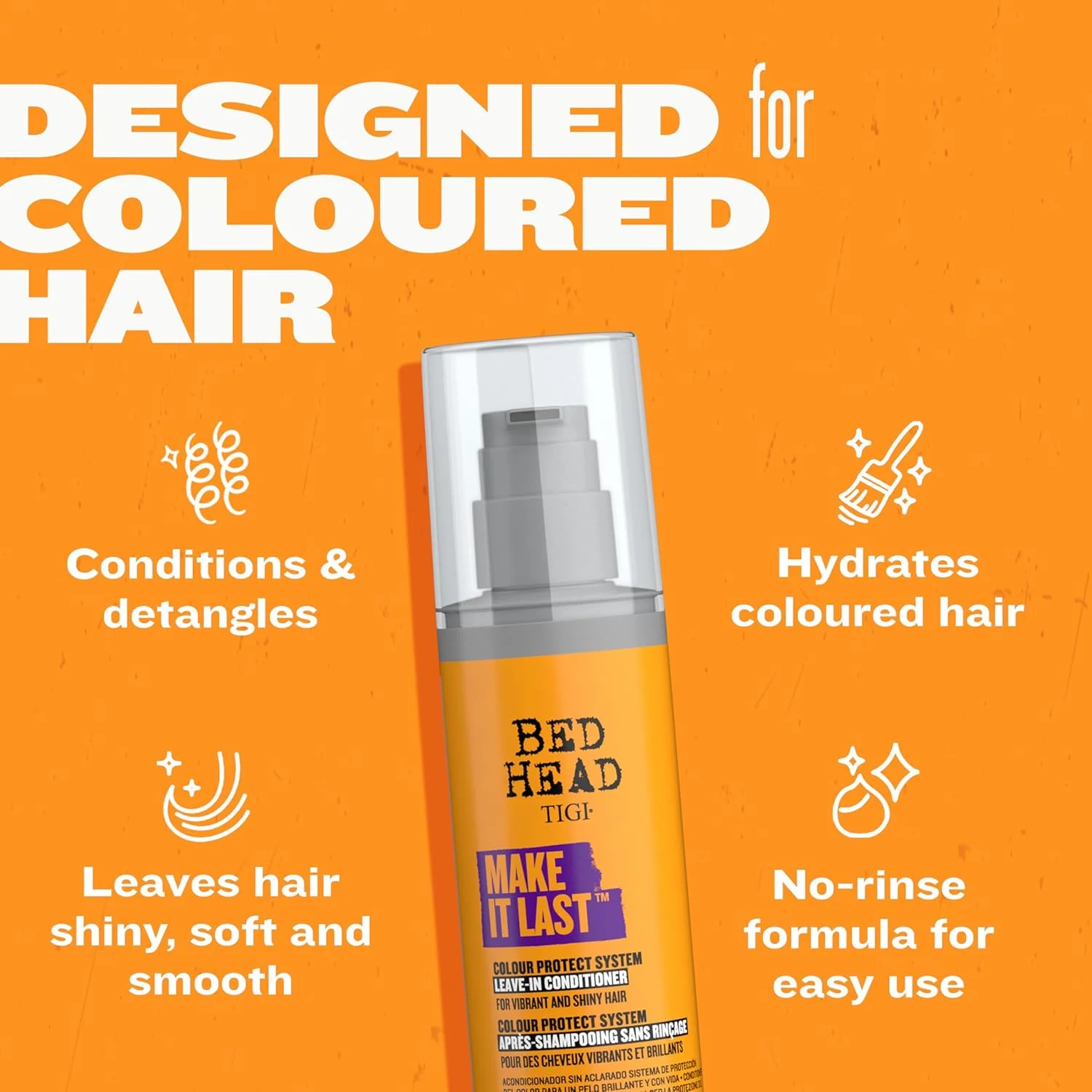 نرم کننده مو بدون آبکشی محافظ رنگ مو Bed Head by TIGI - Make It Last - 200ml نرم کننده مو بدون آبکشی محافظ رنگ مو Bed Head by TIGI - Make It Last - 200ml