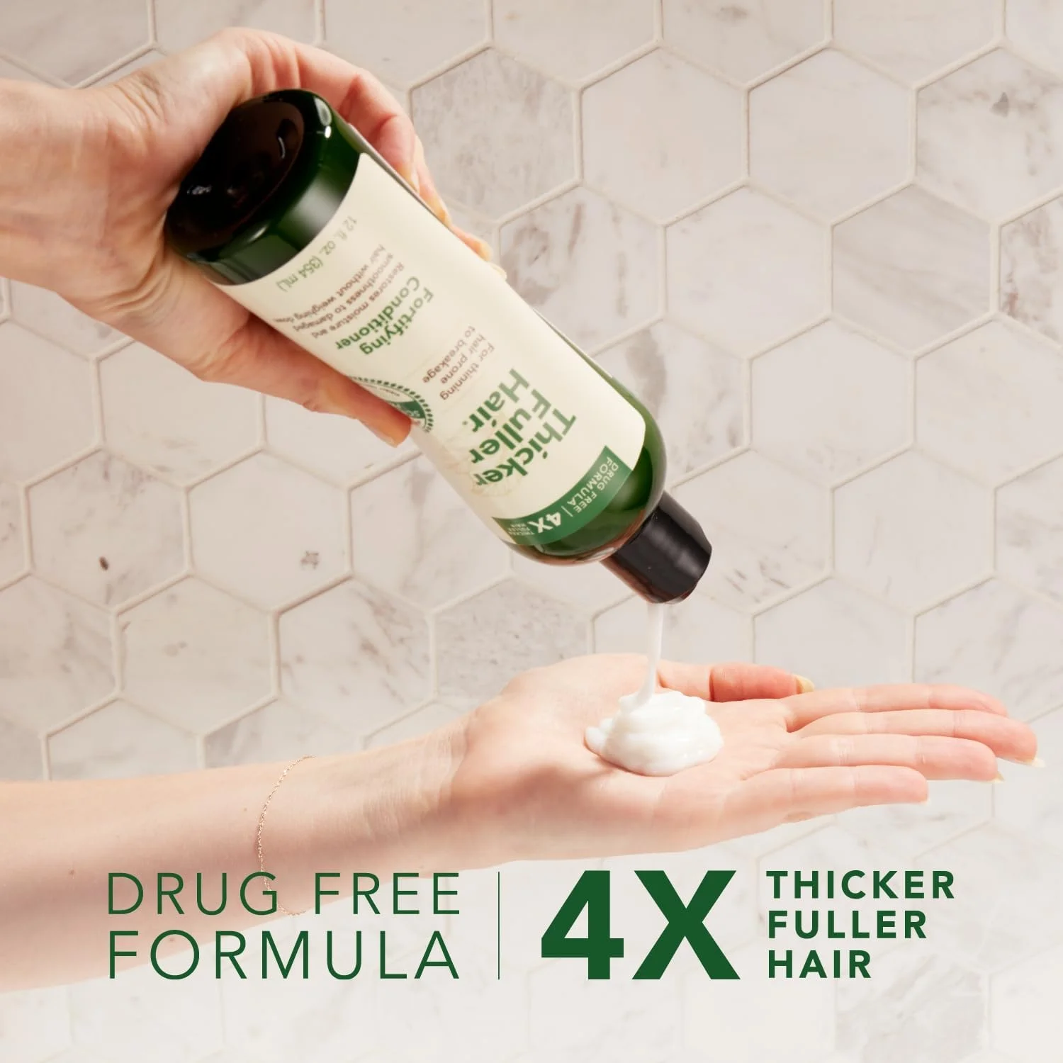 نرم کننده تقویت کننده مو ضخیم تر و پرپشت تر - نرم کننده مرطوب کننده برای زنان - فرمول سبک و طبیعی - نرم کننده صاف کننده مو - 355 میلی لیتر