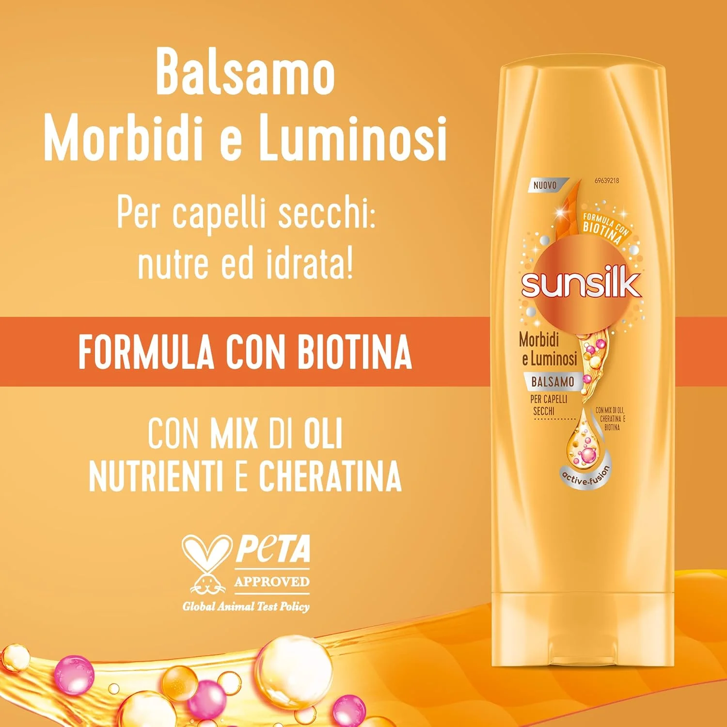 نرم کننده مو سانسیلک، بالم نرم کننده و درخشان ضد وز، موهای نرم و غیر چرب، فرمولاسیون Active Fusion با روغن آرگان و بادام، کراتین و بیوتین 200 میلی لیتر نرم کننده مو سانسیلک، بالم نرم کننده و درخشان ضد وز، موهای نرم و غیر چرب، فرمولاسیون Active Fusion با روغن آرگان و بادام، کراتین و بیوتین 200 میلی لیتر