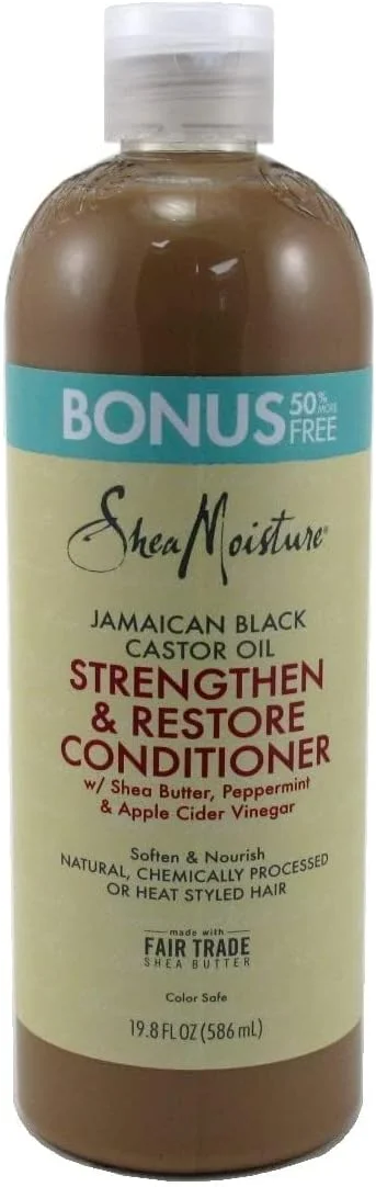 نرم کننده تقویت کننده و ترمیم کننده روغن کرچک سیاه جامائیکایی شی مویسچر - حجم ۵۹۰ میلی لیتر