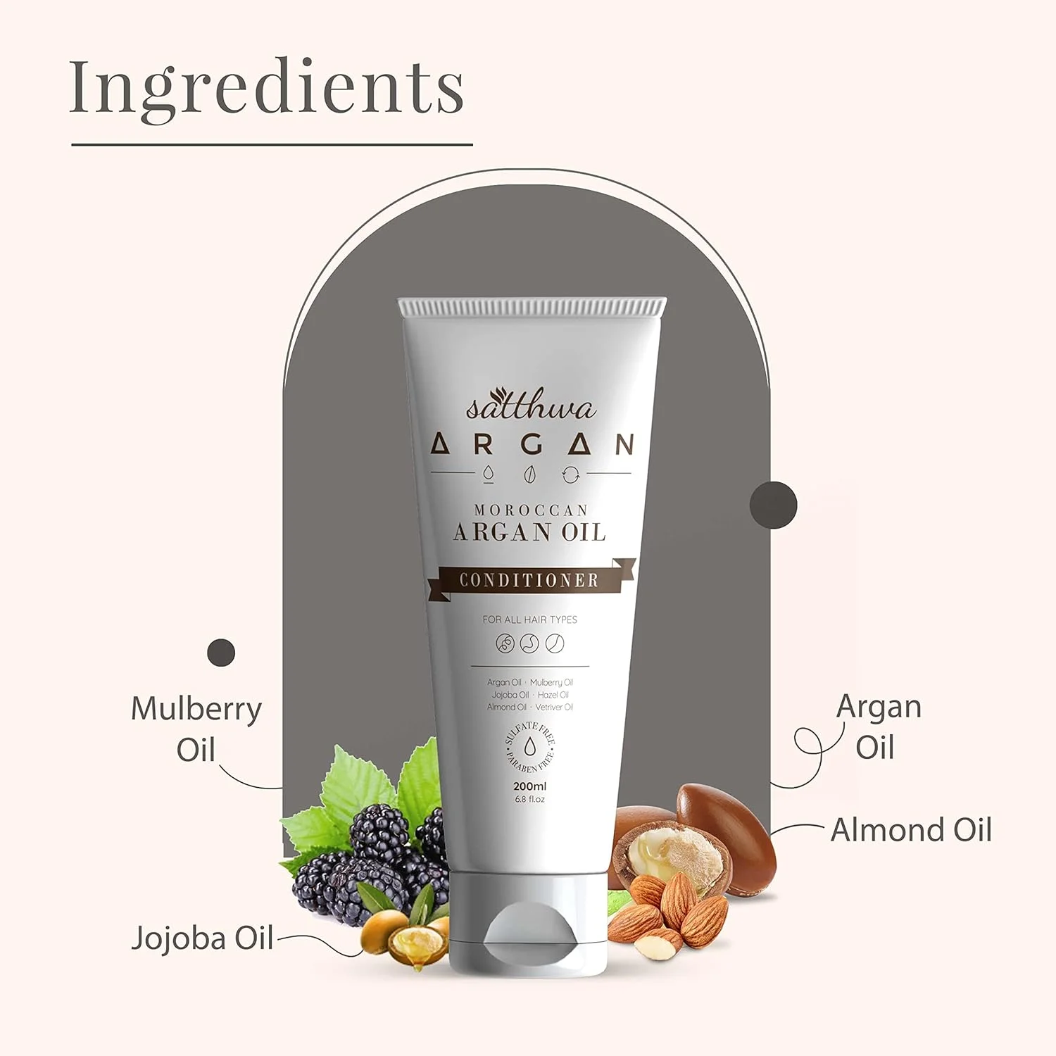 نرم کننده روغن آرگان ساتوا (200 میلی لیتر)