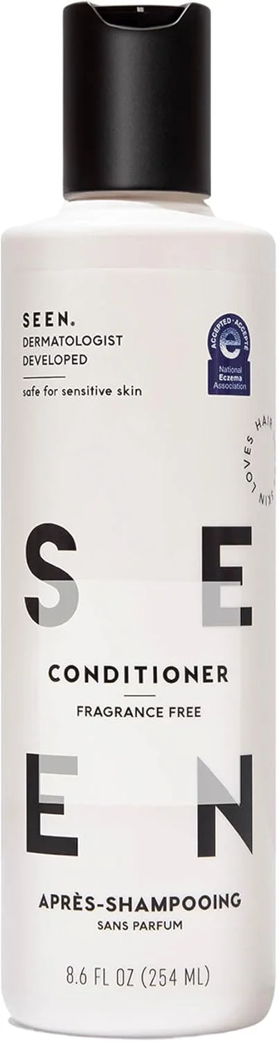 نرم کننده مو سین، بدون عطر - غیر کومدوژنیک و بدون سولفات - توسعه یافته توسط متخصص پوست - ایمن برای پوست های حساس، مستعد اگزما و آکنه