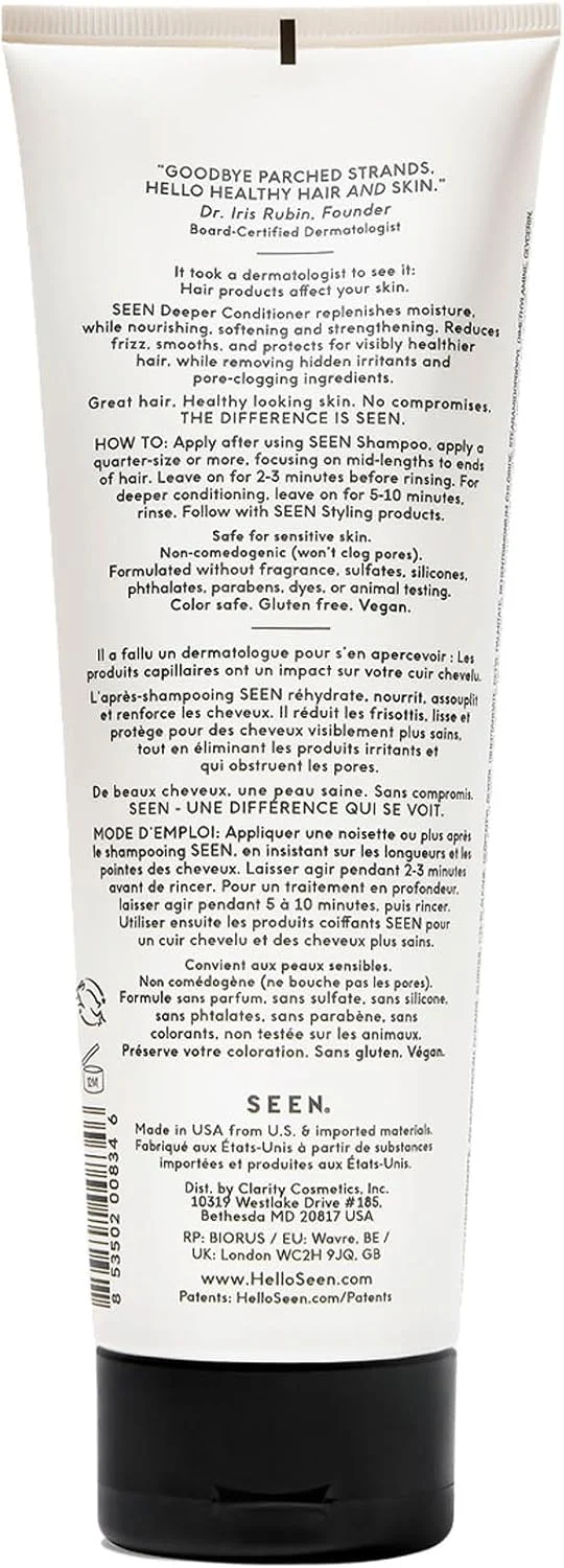 نرم کننده عمیق مو بدون عطر سین - غیر کومدوژنیک و بدون سولفات - توسعه یافته توسط متخصص پوست - ایمن برای پوست های حساس و مستعد آکنه