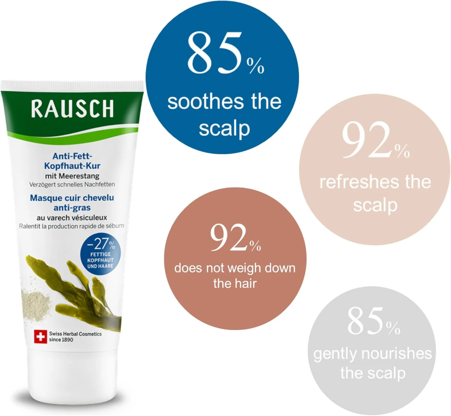 نرم کننده موی سر چرب جلبک دریایی راوش 200 میلی لیتر نرم کننده موی سر چرب جلبک دریایی راوش 200 میلی لیتر