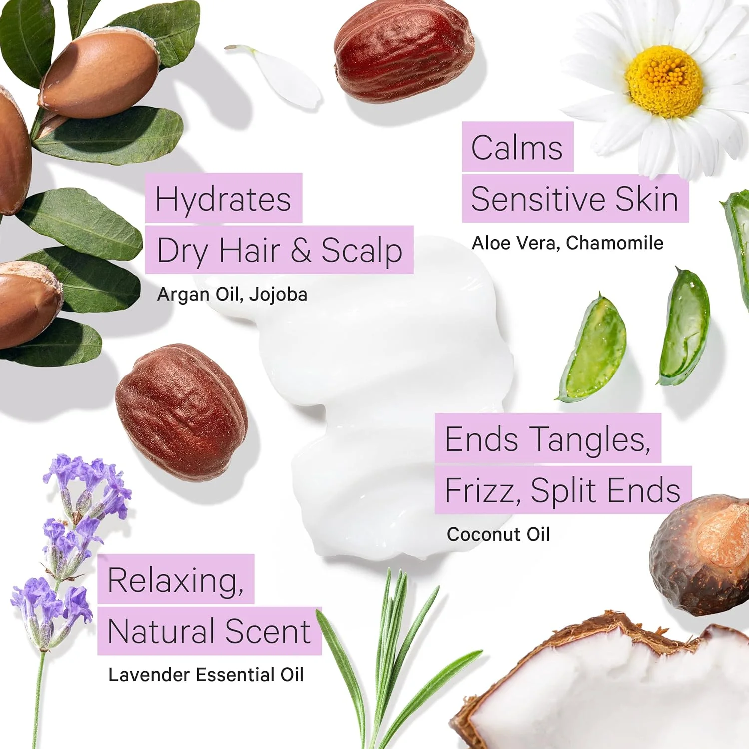 نرم کننده روغن آرگان ترمیم کننده عمقی Tree To Tub - نرم کننده موی مغذی با pH متعادل 5.5 برای موهای آسیب دیده و پوست سر خشک، حاوی روغن نارگیل ارگانیک و روغن اسانس اسطوخودوس 250 میلی لیتر