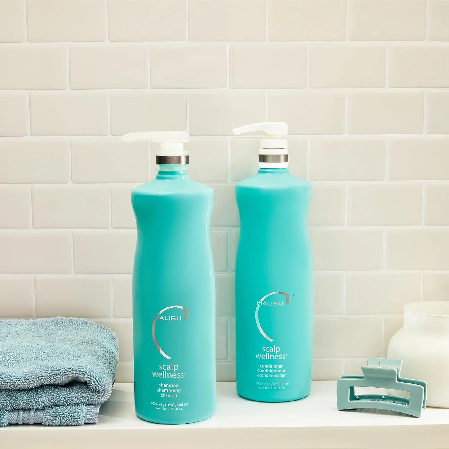 نرم کننده مو سر Malibu C برای تسکین پوست سر، نرم کننده مو با روغن اکالیپتوس و نعناع، نرم کننده مرطوب کننده پوست سر خشک بدون سولفات، 1000 میلی لیتر نرم کننده مو سر Malibu C برای تسکین پوست سر، نرم کننده مو با روغن اکالیپتوس و نعناع، نرم کننده مرطوب کننده پوست سر خشک بدون سولفات، 1000 میلی لیتر