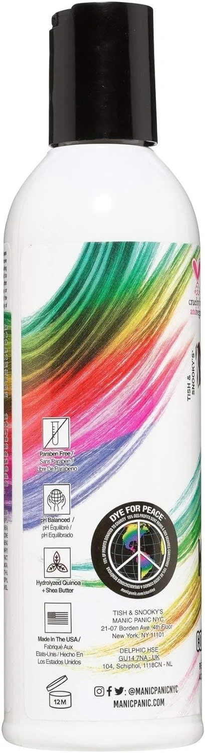 نرم کننده موهای رنگ شده مانیك پانیک Keep Color Alive - بدون سولفات و پارابن - وگان و بدون تست حیوانی، مرطوب کننده و حجم دهنده - حاوی کینوا و شی باتر برای ترمیم موهای آسیب دیده (236 میلی لیتر) نرم کننده موهای رنگ شده مانیك پانیک Keep Color Alive - بدون سولفات و پارابن - وگان و بدون تست حیوانی، مرطوب کننده و حجم دهنده - حاوی کینوا و شی باتر برای ترمیم موهای آسیب دیده (236 میلی لیتر)
