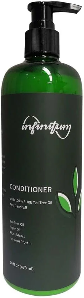 نرم کننده روغن درخت چای INFINITUM. ۴۷۳ میلی لیتر. فاقد پارابن و سولفات نرم کننده روغن درخت چای INFINITUM. ۴۷۳ میلی لیتر. فاقد پارابن و سولفات