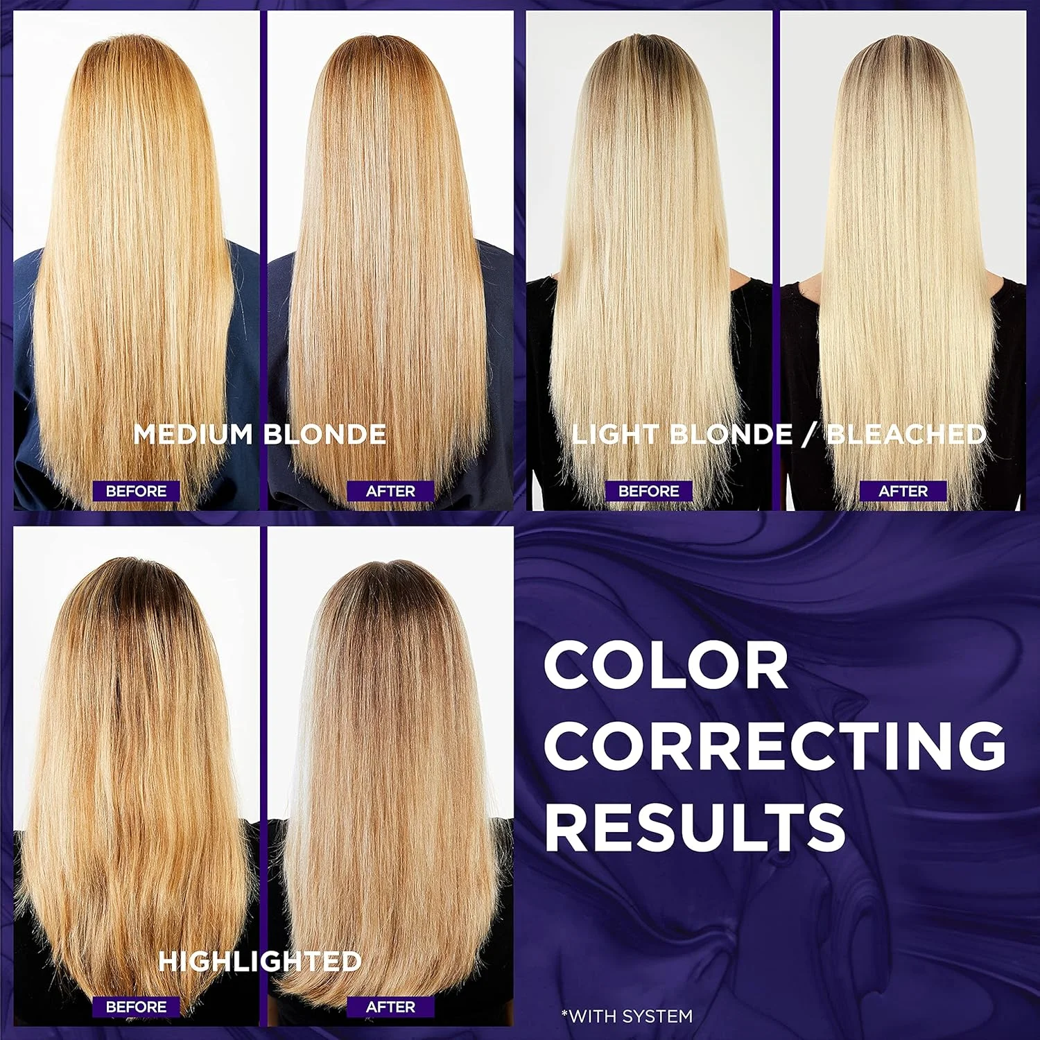 نرم کننده موی بنفش ضد زردی و نارنجی لورآل پاریس Elvive Color Vibrancy، مناسب موهای رنگ شده، خنثی کننده رنگ های زرد و نارنجی، مناسب برای موهای قهوه ای، بلوند و خاکستری هایلایت شده، 150 میلی لیتر نرم کننده موی بنفش ضد زردی و نارنجی لورآل پاریس Elvive Color Vibrancy، مناسب موهای رنگ شده، خنثی کننده رنگ های زرد و نارنجی، مناسب برای موهای قهوه ای، بلوند و خاکستری هایلایت شده، 150 میلی لیتر