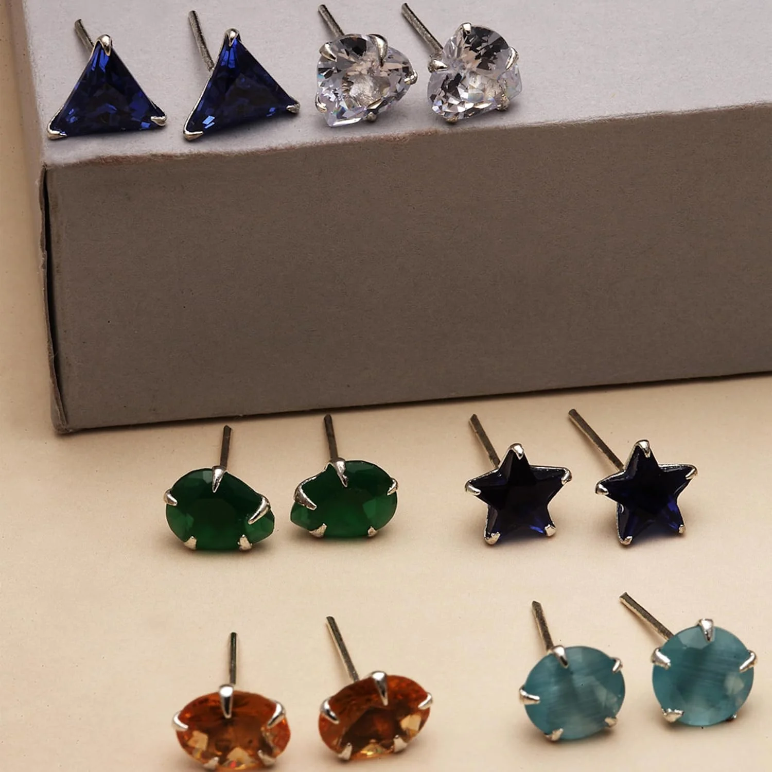 گوشواره های میخی زنانه زنانه با روکش رودیوم نقره ای - رنگی با نگین الماس آمریکایی طرح هندسی (مجموعه 6 عددی) کوچک چند رنگ، کوچک، برنجی، بدون سنگ قیمتی، کوچک، برنجی، بدون سنگ قیمتی گوشواره های میخی زنانه زنانه با روکش رودیوم نقره ای - رنگی با نگین الماس آمریکایی طرح هندسی (مجموعه 6 عددی) کوچک چند رنگ، کوچک، برنجی، بدون سنگ قیمتی، کوچک، برنجی، بدون سنگ قیمتی