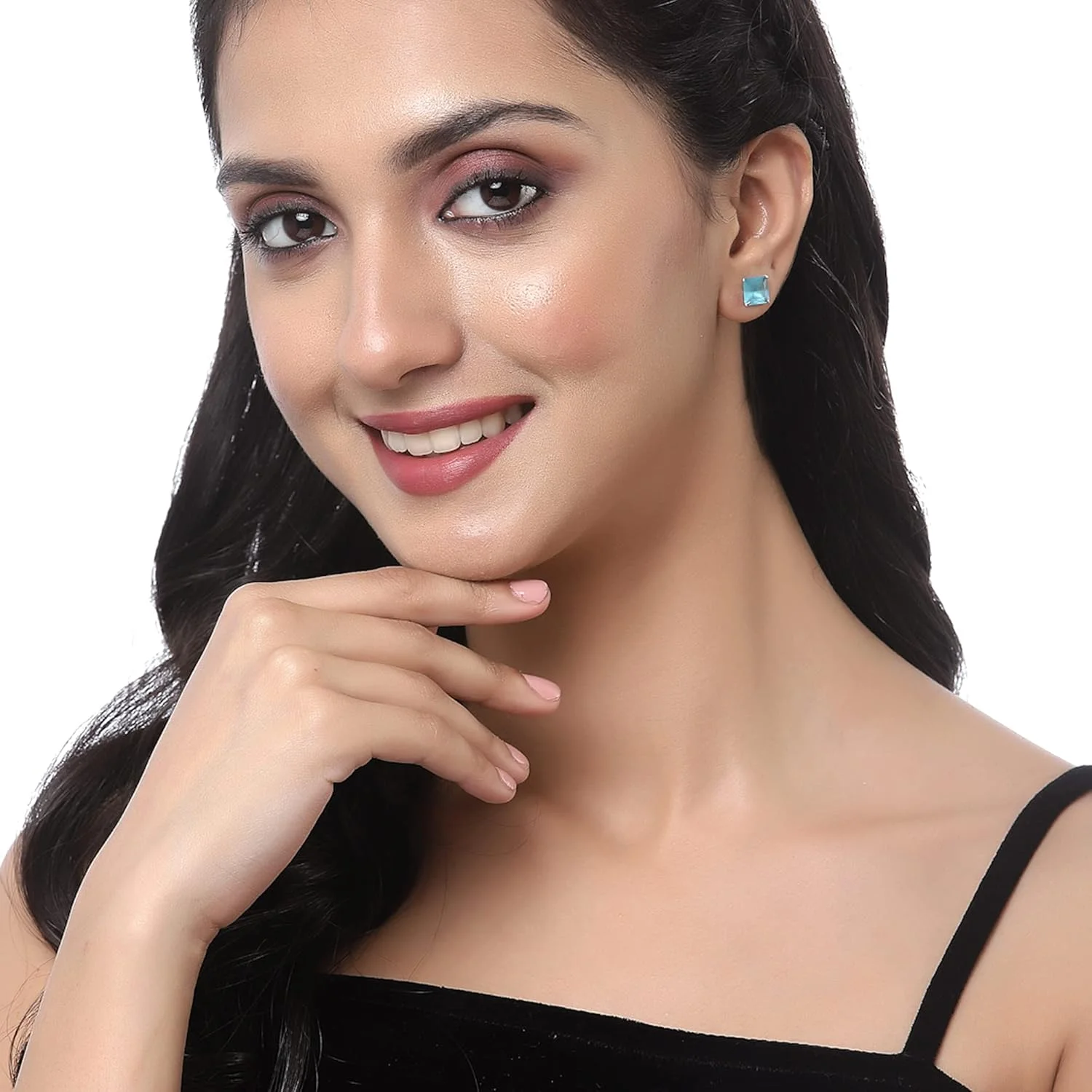 گوشواره های میخی زنانه زنم مدل Rhodium-Plated Silver Toned -Colour Ad Studded Geometric Shape (بسته 7 عددی) کوچک چند رنگ گوشواره های میخی زنانه زنم مدل Rhodium-Plated Silver Toned -Colour Ad Studded Geometric Shape (بسته 7 عددی) کوچک چند رنگ