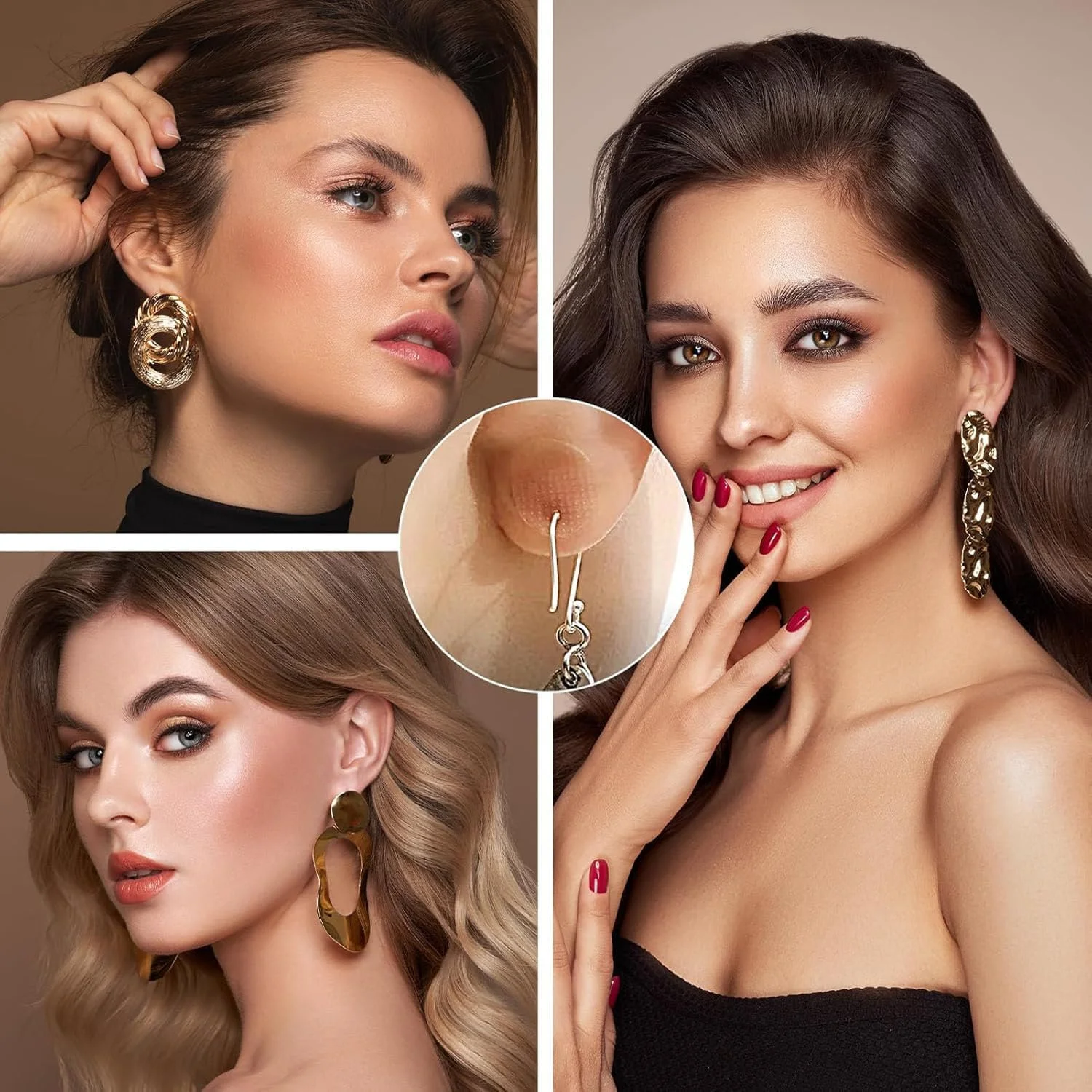 برچسب های نگهدارنده گوشواره، 200 عدد برچسب پشتیبانی گوش برای گوشواره های سنگین، تثبیت کننده نامرئی گوشواره برچسب محافظ لاله گوش برای زنان و دختران، 1x1.4 سانتی متر برچسب های نگهدارنده گوشواره، 200 عدد برچسب پشتیبانی گوش برای گوشواره های سنگین، تثبیت کننده نامرئی گوشواره برچسب محافظ لاله گوش برای زنان و دختران، 1x1.4 سانتی متر