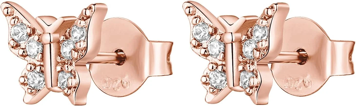 گوشواره های میخی آسمانی با روکش طلای 14 عیار، طرح رعد و برق، ماه و ستاره | گوشواره های ظریف زنانه گوشواره های میخی آسمانی با روکش طلای 14 عیار، طرح رعد و برق، ماه و ستاره | گوشواره های ظریف زنانه