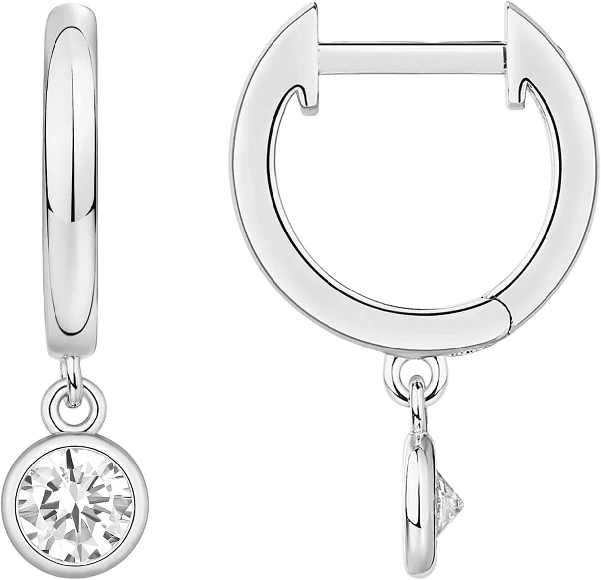 گوشواره های آویز/آویزان سبک وزن پاوی با روکش طلای 14 عیار و پایه نقره استرلینگ S925 برای زنان | زیورآلات مذهبی: صلیب، چشم نظر، شبدر، سلتیک | گوشواره های ظریف برای زنان