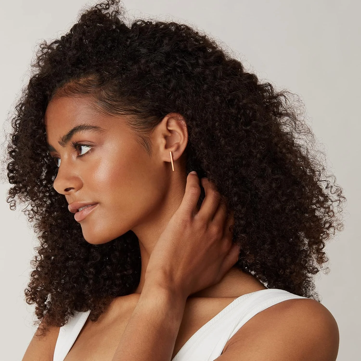 گوشواره های میخی میله ای کوچک و ظریف با روکش طلای 14 عیار و پایه نقره استرلینگ پاوی | گوشواره طلا زنانه گوشواره های میخی میله ای کوچک و ظریف با روکش طلای 14 عیار و پایه نقره استرلینگ پاوی | گوشواره طلا زنانه