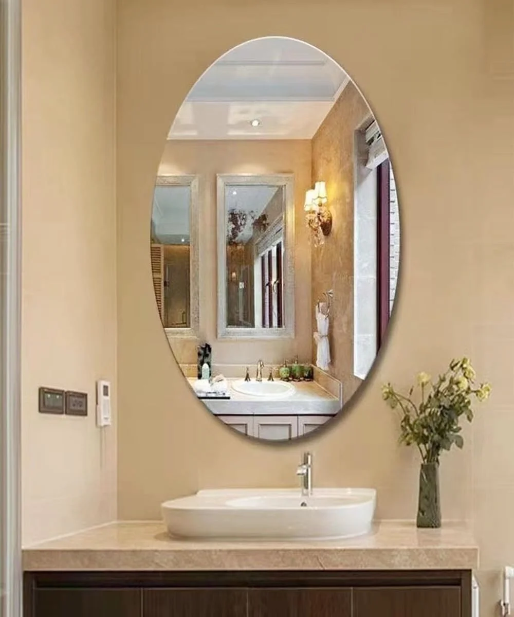 Kutis 3D Art DIY Acrylic Wall Mirror Sticker – Oval Shape Home Décor for Living Room & Bedroom, Modern Decorative Wall Sticker for Interior Design (45 x 60 cm) Kutis 3D Art DIY Acrylic Wall Mirror Sticker – Oval Shape Home Décor for Living Room & Bedroom, Modern Decorative Wall Sticker for Interior Design (45 x 60 cm)