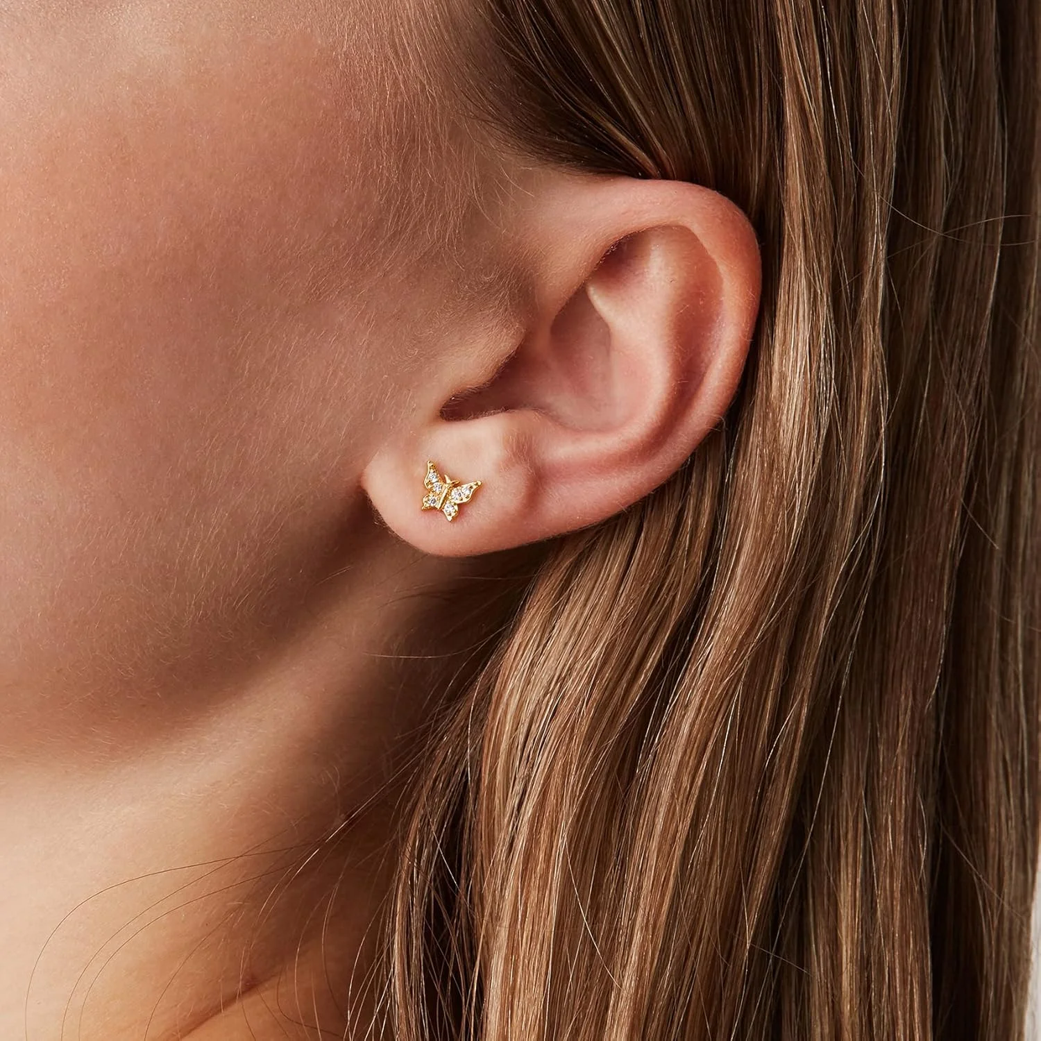 PAVOI 14K Gold Plated Sterling Silver Celestial Lightning Bolt, Moon and Star Earrings | Dainty Earrings for Women PAVOI 14K Gold Plated Sterling Silver Celestial Lightning Bolt, Moon and Star Earrings | Dainty Earrings for Women