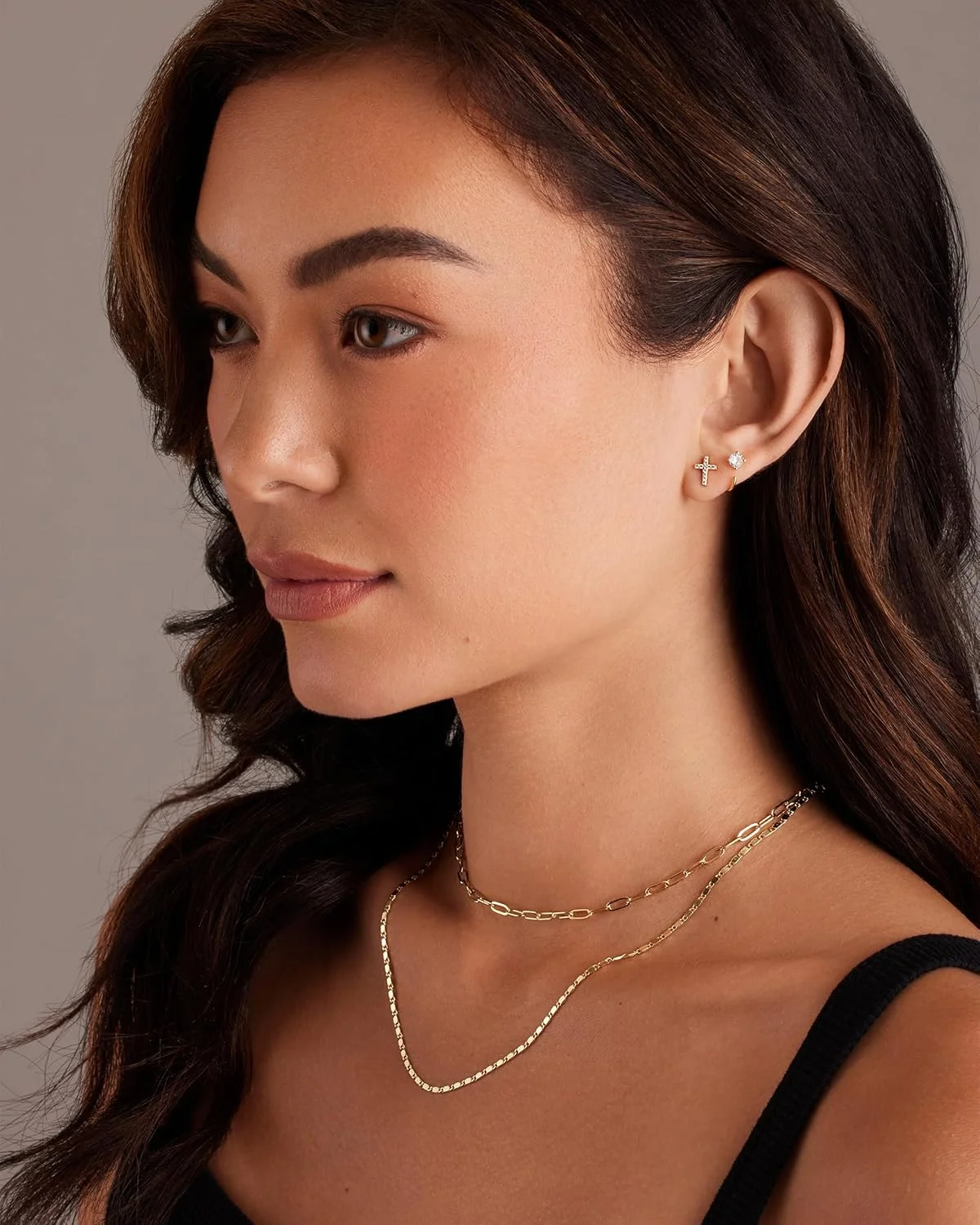 گوشواره های صلیب زنانه با روکش طلای 14 عیار و پایه نقره استرلینگ PAVOI | گوشواره های حلقه ای کوچک مذهبی با نگین های زیرکونیا گوشواره های صلیب زنانه با روکش طلای 14 عیار و پایه نقره استرلینگ PAVOI | گوشواره های حلقه ای کوچک مذهبی با نگین های زیرکونیا