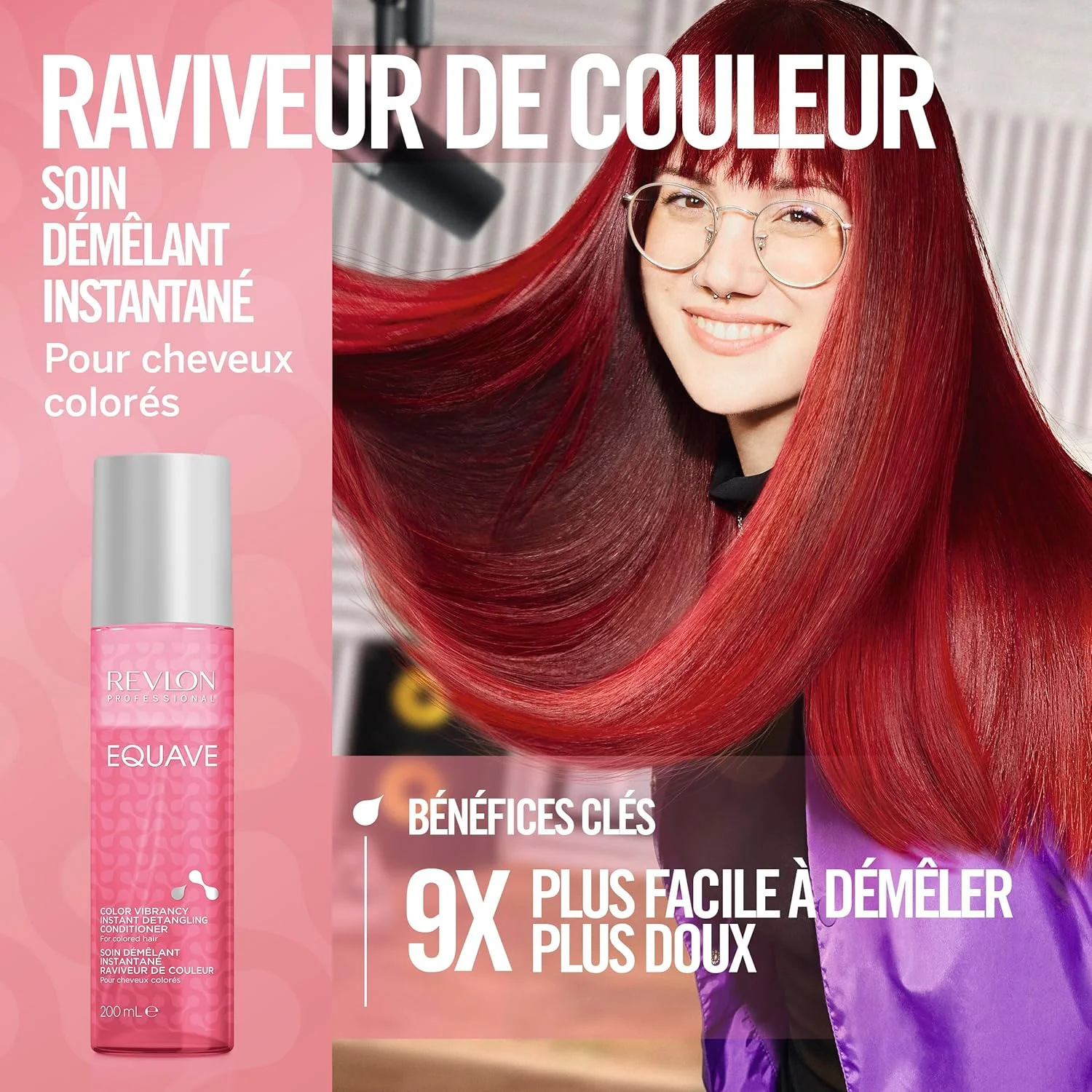 نرم کننده موی رنگ شده رولون پروفشنال Equave Colour Vibrancy، 200 میلی لیتر، اسپری باز کننده گره مو، مراقبت از موی 2 فاز با محافظت در برابر حرارت نرم کننده موی رنگ شده رولون پروفشنال Equave Colour Vibrancy، 200 میلی لیتر، اسپری باز کننده گره مو، مراقبت از موی 2 فاز با محافظت در برابر حرارت