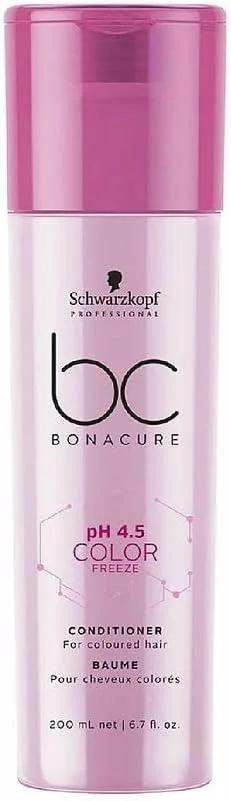 نرم کننده موهای رنگ شده شوارتزکف BC Bonacure pH 4.5 Color Freeze حجم 200 میلی لیتر نرم کننده موهای رنگ شده شوارتزکف BC Bonacure pH 4.5 Color Freeze حجم 200 میلی لیتر