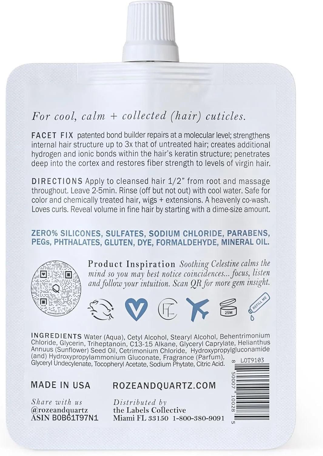 نرم کننده مو رز + کوارتز برای موهای خشک و آسیب دیده - نرم کننده فاقد پارابن، سیلیکون و سولفات، درمان ترمیم مو برای موهای آسیب دیده - نرم کننده وگان برای موهای رنگ شده و تمام موهای تحت درمان شیمیایی نرم کننده مو رز + کوارتز برای موهای خشک و آسیب دیده - نرم کننده فاقد پارابن، سیلیکون و سولفات، درمان ترمیم مو برای موهای آسیب دیده - نرم کننده وگان برای موهای رنگ شده و تمام موهای تحت درمان شیمیایی