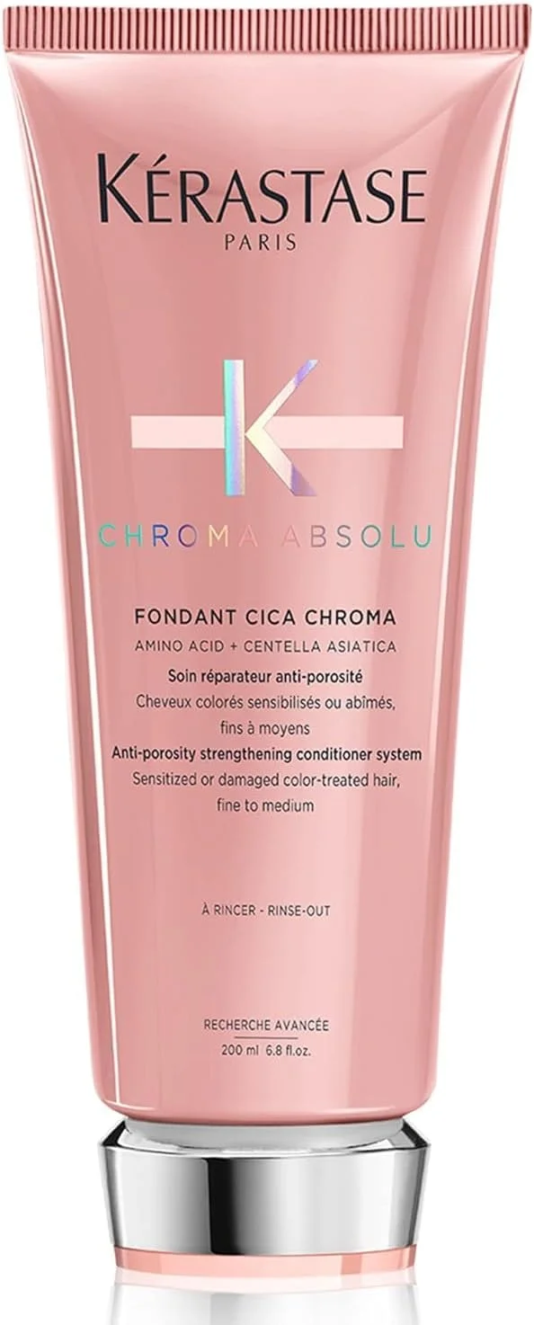 نرم کننده تقویت کننده و استحکام بخش موهای رنگ شده آسیب دیده و حساس کراستاس Chroma Absolu، مناسب موهای نازک تا متوسط، ضد تخلخل، حاوی اسید لاکتیک، Fondant Cica Chroma، 200 میلی لیتر نرم کننده تقویت کننده و استحکام بخش موهای رنگ شده آسیب دیده و حساس کراستاس Chroma Absolu، مناسب موهای نازک تا متوسط، ضد تخلخل، حاوی اسید لاکتیک، Fondant Cica Chroma، 200 میلی لیتر