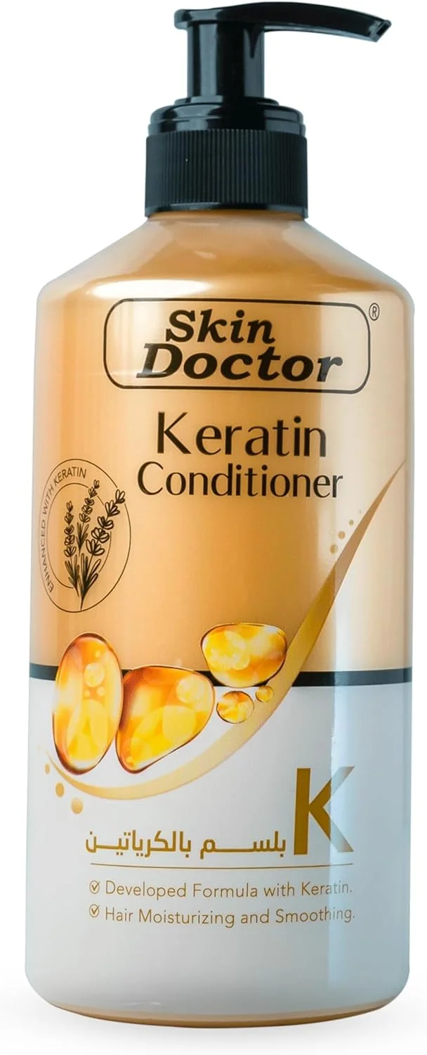 نرم کننده مو کراتینه Skin Doctor - بدون پارابن و سولفات - برای موهای فر، مجعد و صاف - محصولی برای موهای خشک، آسیب دیده یا رنگ شده - مرطوب کننده و صاف کننده - (500 میلی لیتر) نرم کننده مو کراتینه Skin Doctor - بدون پارابن و سولفات - برای موهای فر، مجعد و صاف - محصولی برای موهای خشک، آسیب دیده یا رنگ شده - مرطوب کننده و صاف کننده - (500 میلی لیتر)