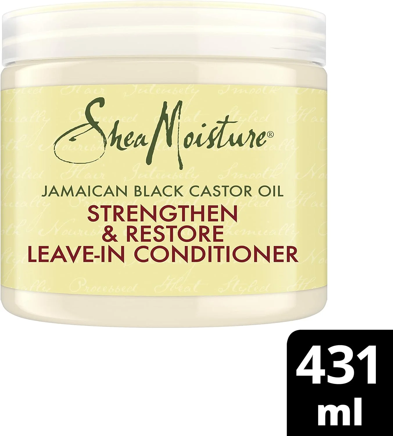 نرم کننده مو بدون نیاز به آبکشی تقویت کننده و ترمیم کننده روغن کرچک سیاه جامائیکایی Shea Moisture، بدون سیلیکون و سولفات، مناسب موهای رنگ شده، حرارت دیده یا طبیعی، 431 میلی لیتر نرم کننده مو بدون نیاز به آبکشی تقویت کننده و ترمیم کننده روغن کرچک سیاه جامائیکایی Shea Moisture، بدون سیلیکون و سولفات، مناسب موهای رنگ شده، حرارت دیده یا طبیعی، 431 میلی لیتر