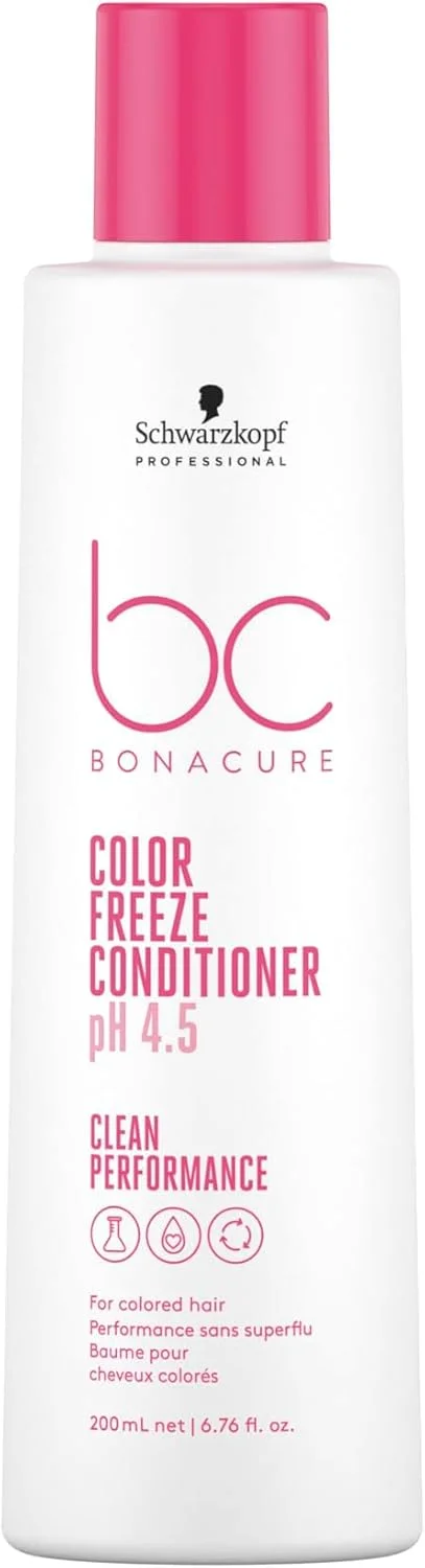 نرم کننده موهای رنگ شده شوارتسکف پروفشنال BC Bonacure Color Freeze با PH 4.5 حجم 200 میلی لیتر نرم کننده موهای رنگ شده شوارتسکف پروفشنال BC Bonacure Color Freeze با PH 4.5 حجم 200 میلی لیتر