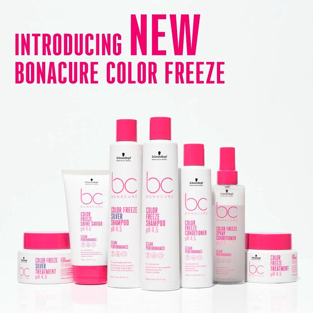 نرم کننده موهای رنگ شده شوارتسکف پروفشنال BC Bonacure Color Freeze با PH 4.5 حجم 200 میلی لیتر نرم کننده موهای رنگ شده شوارتسکف پروفشنال BC Bonacure Color Freeze با PH 4.5 حجم 200 میلی لیتر