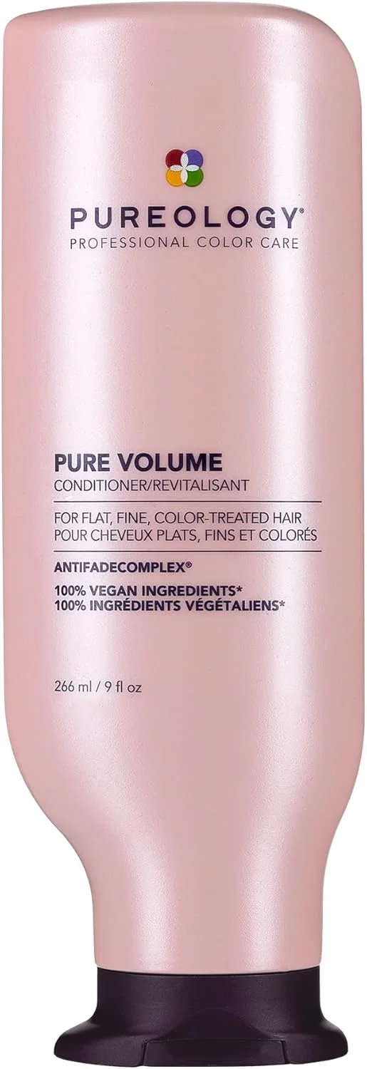 نرم کننده مو پیورولوژی Pure Volume، برای موهای نازک، کم حجم و رنگ شده، حجم دهنده سبک، فرمولاسیون وگان، بدون سولفات برای پاکسازی ملایم نرم کننده مو پیورولوژی Pure Volume، برای موهای نازک، کم حجم و رنگ شده، حجم دهنده سبک، فرمولاسیون وگان، بدون سولفات برای پاکسازی ملایم