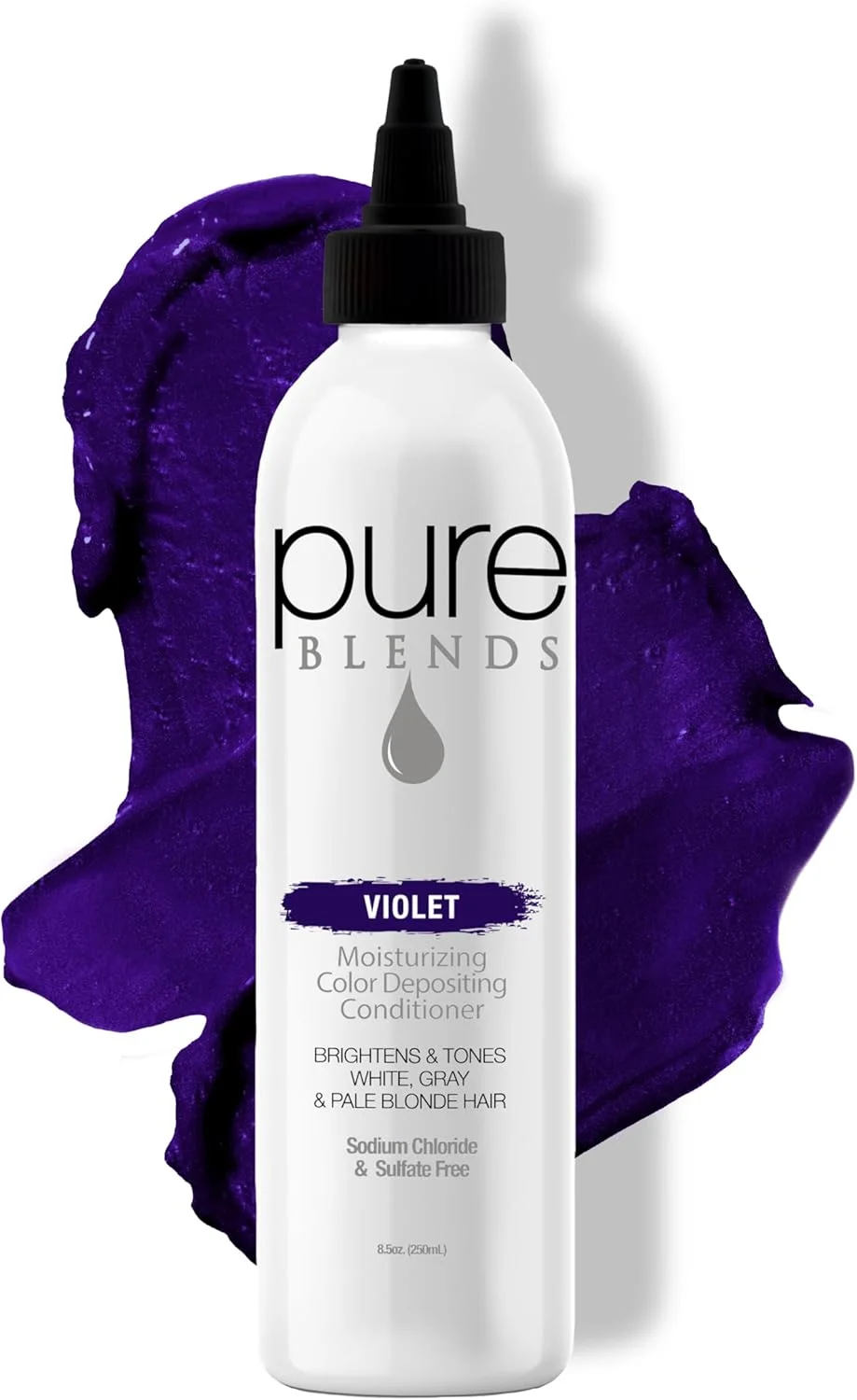 نرم کننده رنگساژ بنفش آبرسان موهای رنگ شده Pure Blends، درخشان کننده و ترمیم کننده رنگ موهای کدر شده، رنگ موی نیمه دائمی، جلوگیری از محو شدن رنگ مو، افزایش ماندگاری رنگ مو، 250 میل نرم کننده رنگساژ بنفش آبرسان موهای رنگ شده Pure Blends، درخشان کننده و ترمیم کننده رنگ موهای کدر شده، رنگ موی نیمه دائمی، جلوگیری از محو شدن رنگ مو، افزایش ماندگاری رنگ مو، 250 میل