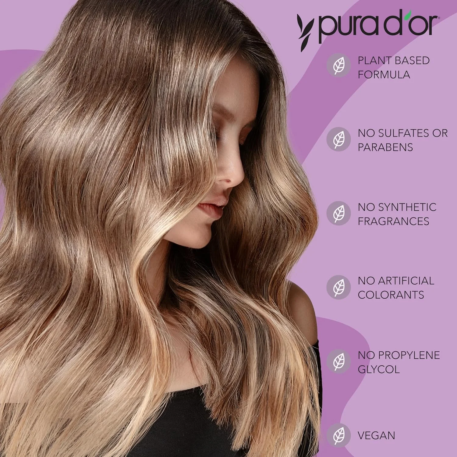 نرم کننده موی بنفش پیورا دور ColorHarmony مناسب موهای دکلره شده، بلوند، نقره ای و رنگ شده - حاوی کراتین، فیبر بامبو، بدون سولفات، مواد طبیعی منتخب - مناسب آقایان و بانوان، 473 میلی لیتر نرم کننده موی بنفش پیورا دور ColorHarmony مناسب موهای دکلره شده، بلوند، نقره ای و رنگ شده - حاوی کراتین، فیبر بامبو، بدون سولفات، مواد طبیعی منتخب - مناسب آقایان و بانوان، 473 میلی لیتر