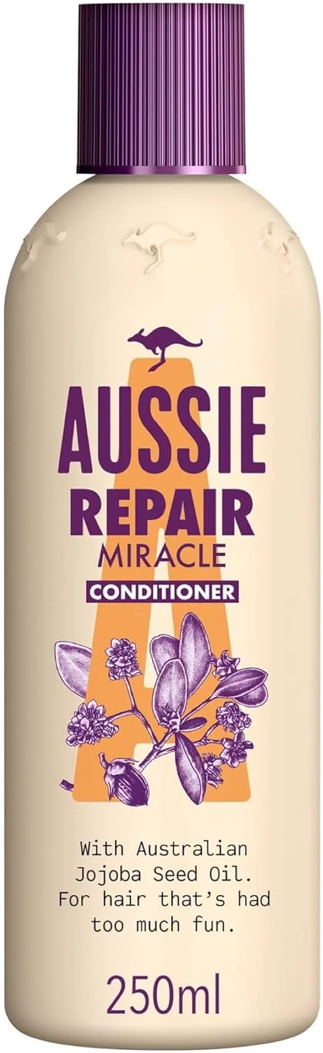 نرم کننده موی آسیب دیده Aussie Repair Miracle، حاوی روغن ماکادامیا، جوجوبا و آووکادو، حجم 250 میلی لیتر، بدون پارابن نرم کننده موی آسیب دیده Aussie Repair Miracle، حاوی روغن ماکادامیا، جوجوبا و آووکادو، حجم 250 میلی لیتر، بدون پارابن