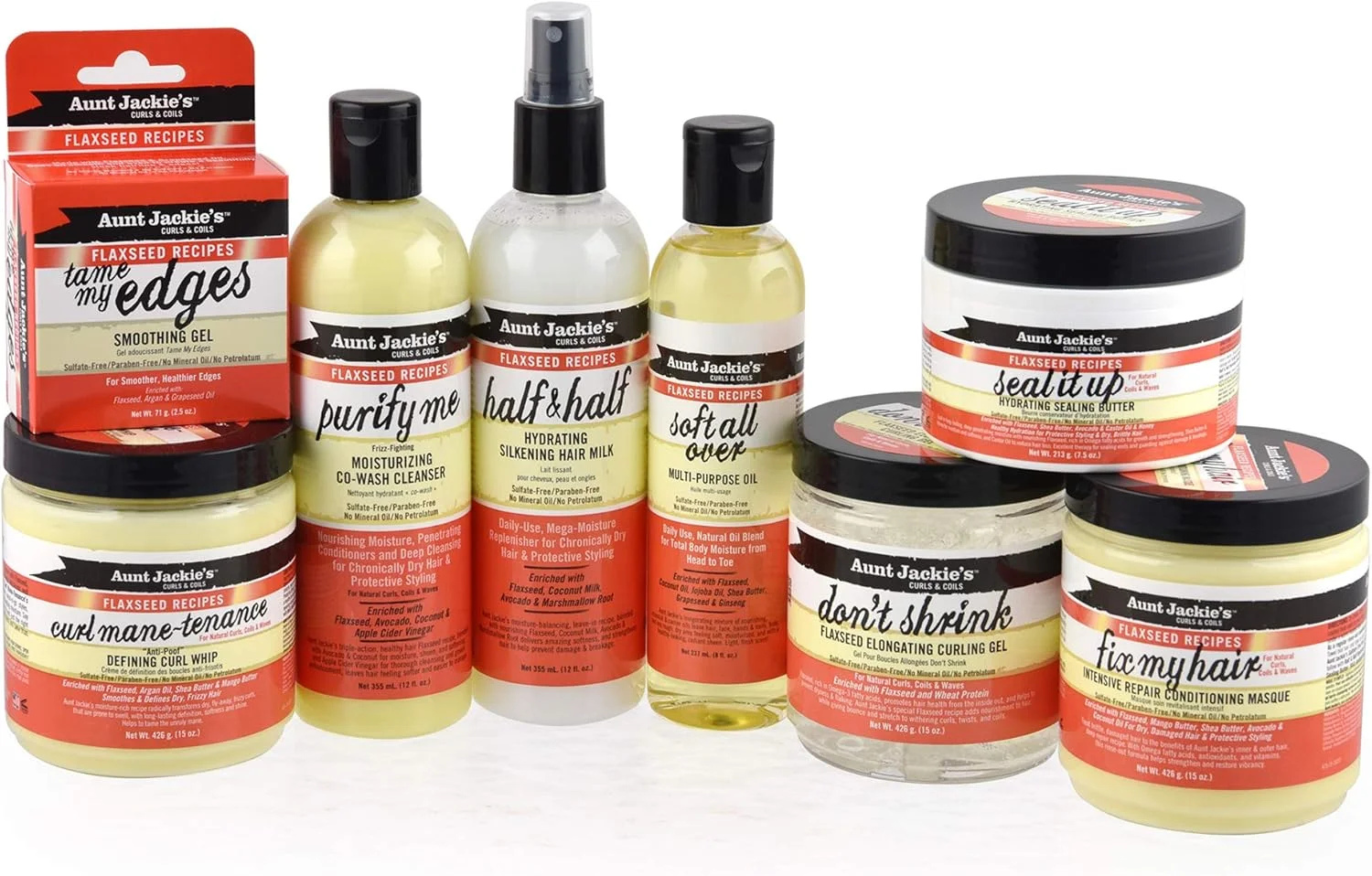 ماسک موی ترمیم کننده مو حاوی روغن تخم کتان Aunt Jackie's حجم 425 گرم ماسک موی ترمیم کننده مو حاوی روغن تخم کتان Aunt Jackie's حجم 425 گرم